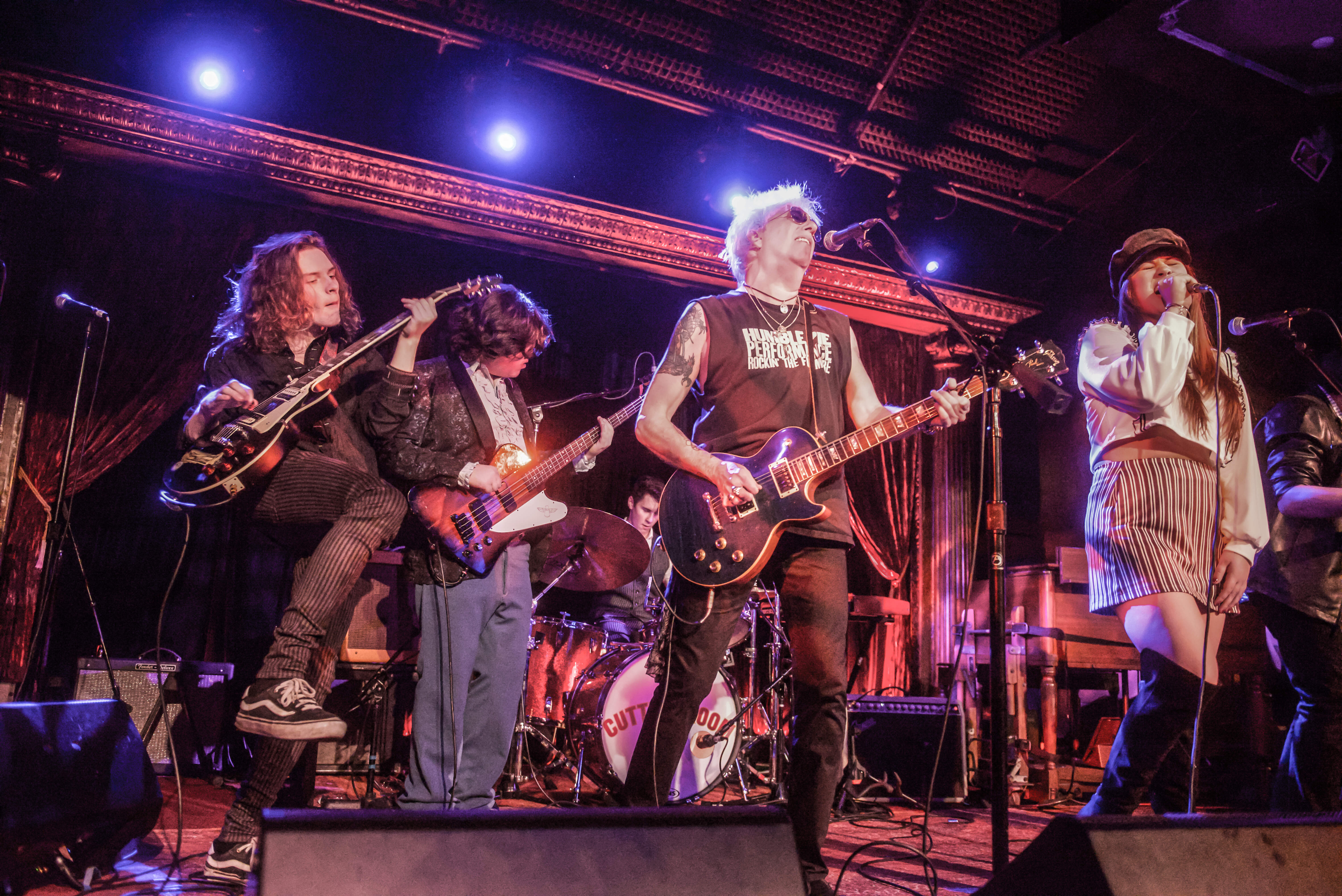Ricky Byrd performing on stage
